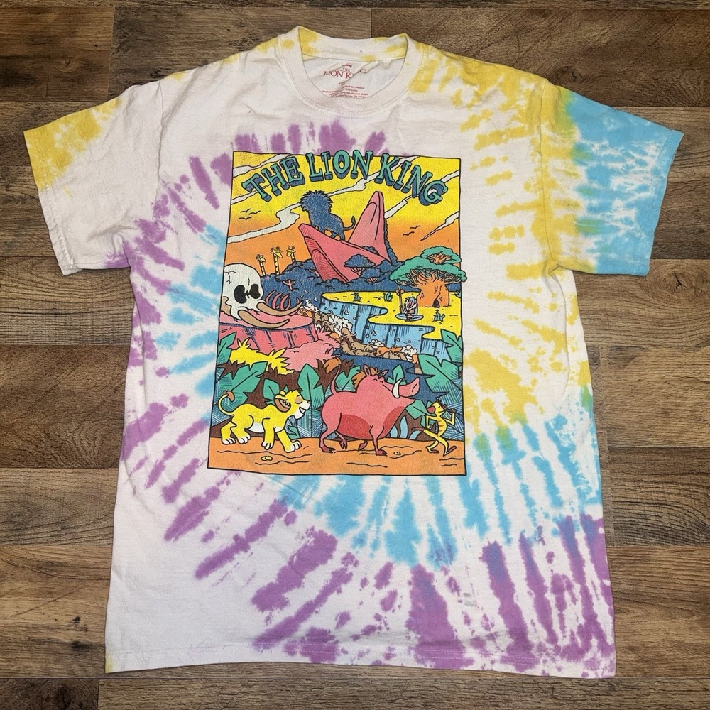 Disney The Lion King T Shirt Tie Dye Size M